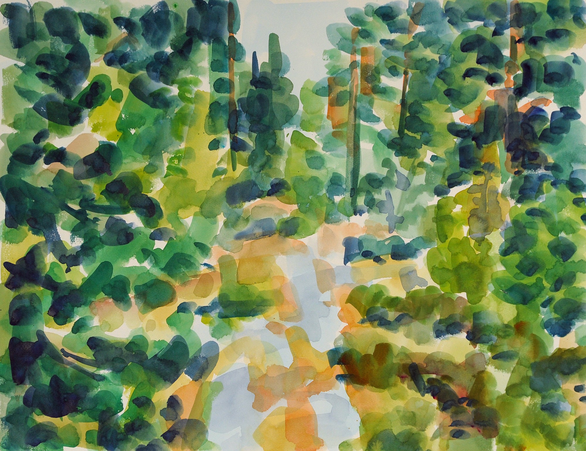 Christoph Leuthold Landschaft, Bilder, Gemälde, Malerei in Acryl und Aquarell: Yttre Bodane, Schweden Yttre Bodane, 2014
Aquarell auf Papier
64 x 50 cm